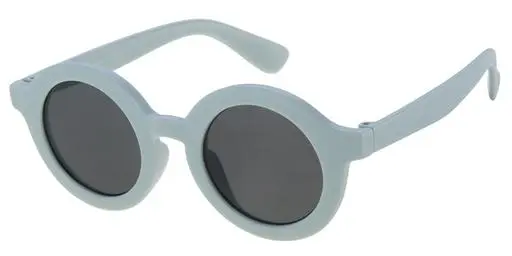 Børne Solbrille mat blå med sorte glas