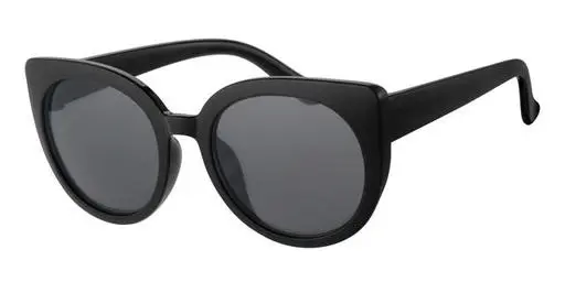 [505081-16013] [505081-16013] Børne Solbrille sort stel med sorte glas