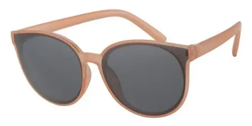[505087-16015] [505087-16015] Børne Solbrille transperant orange med sorte glas