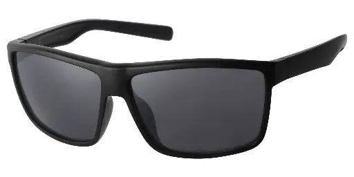[404530-20265] Solbrille mat sort med sorte glas