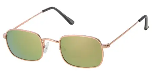 [404538-30171] Solbrille guld metal model med guld coatede glas