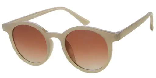 [404572-60801] Solbrille sandfarvet model med brune graduerede glas