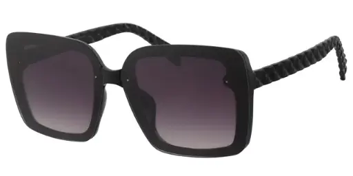 [404579-60858] Solbrille sort model med sort graduerede glas