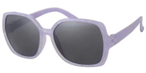 [505339-26035] Solbrille lilla med glimmer og sorte glas