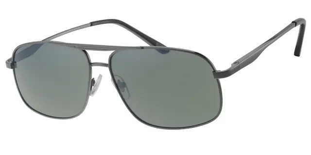 [404455-1371] Solbrille herre model gun med grønne glas