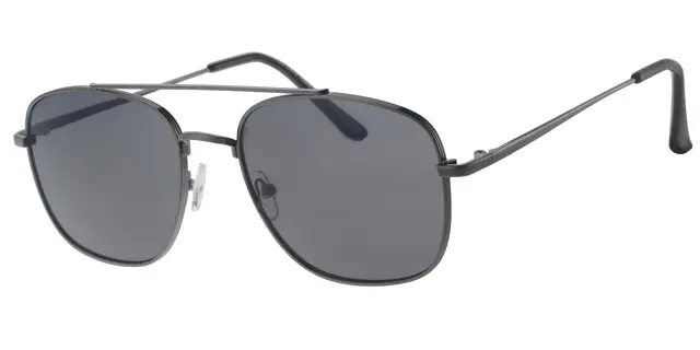 [404458-1372] Solbrille herre model gun med sorte glas