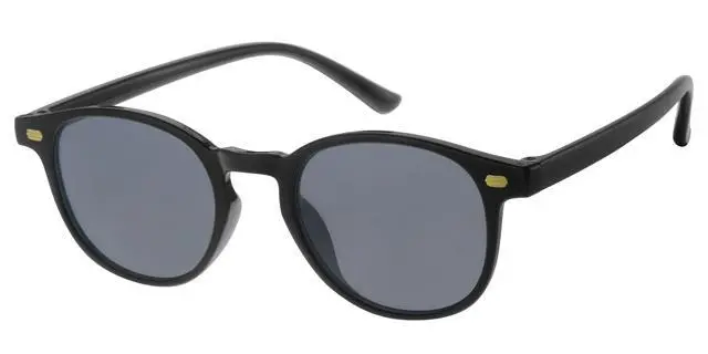  Børne Solbrille sort med guld dekoration og sorte glas