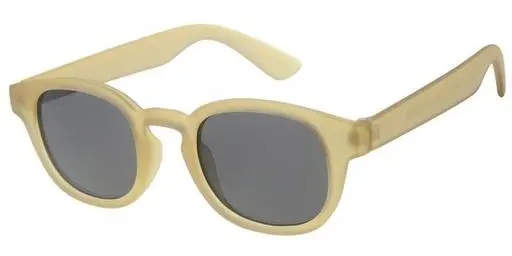 [505148-24025] Børne Solbrille flourserende gul/sand transperant med sorte glas