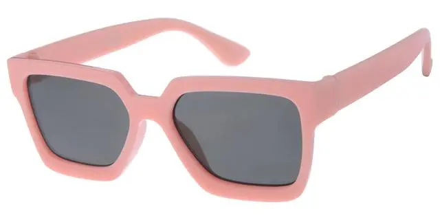 [505235-24030] Børne Solbrille Pink Dame Edna med Sorte glas