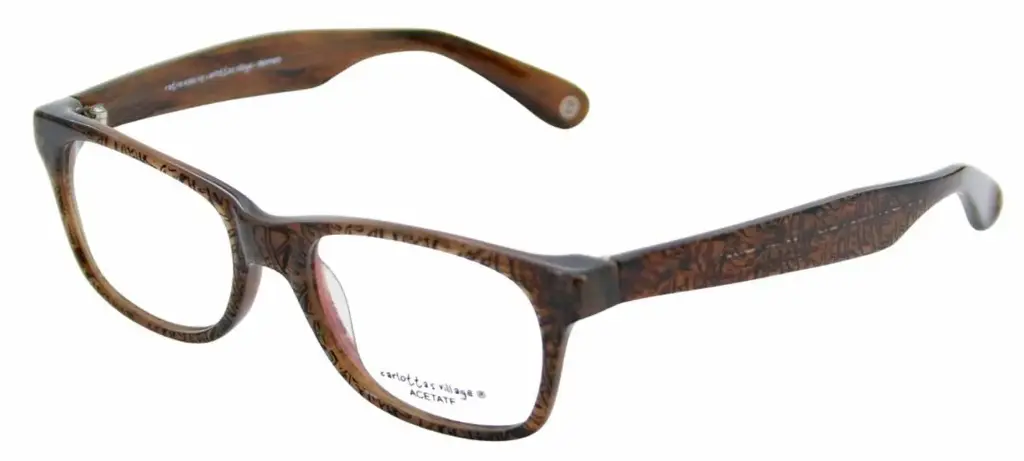 Retro 47-18 Black print/brown horn