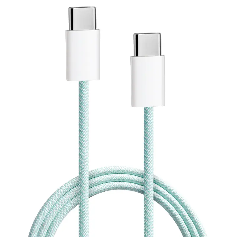 USB C til USB C kabel 2.0 m hvidt 3,0 amp max. 60 watt