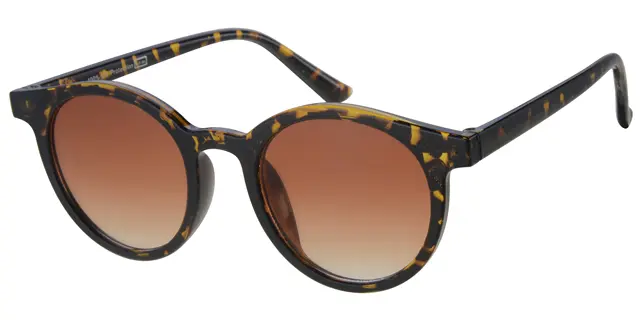 Solbrille Leopard model med brune graduerede glas