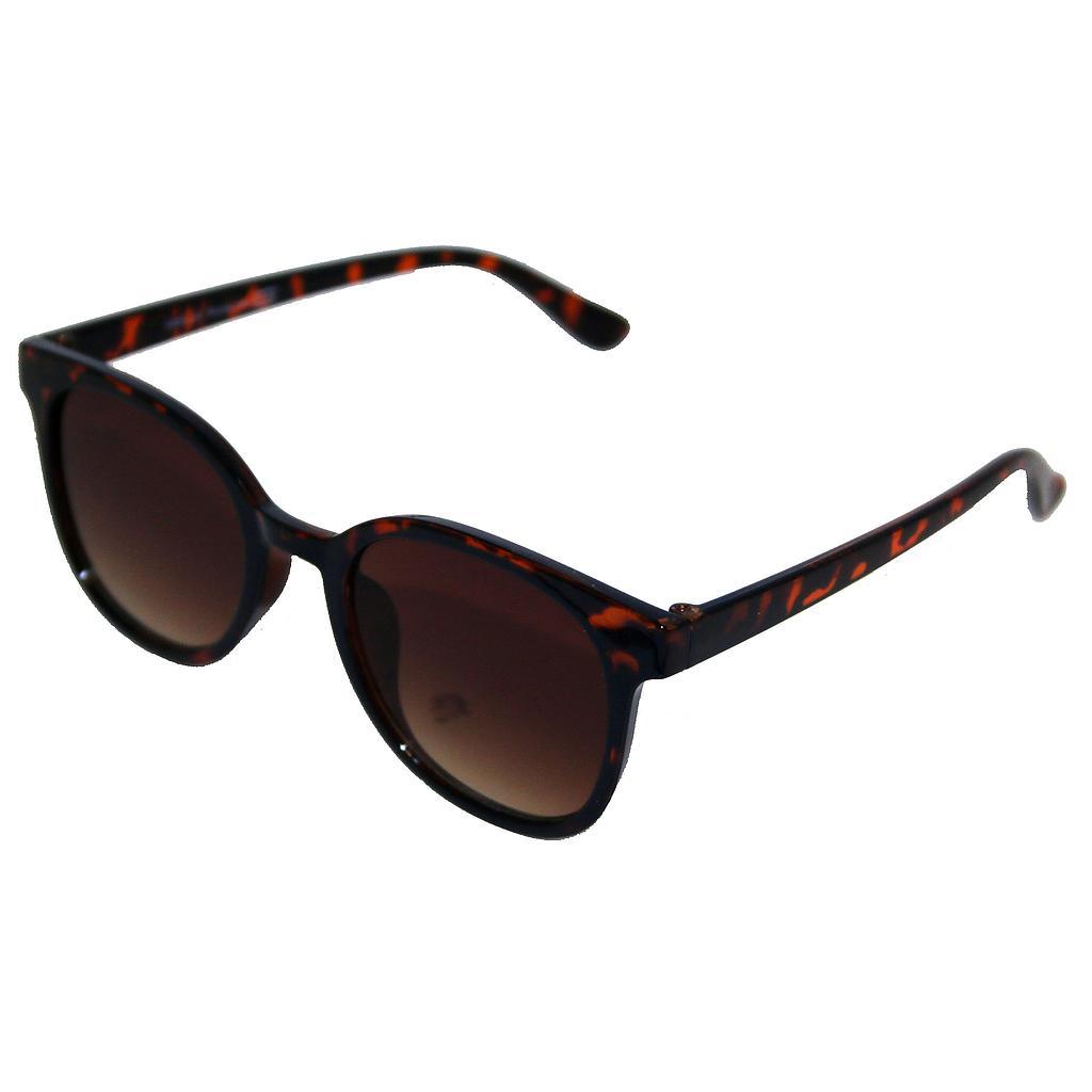 Dame solbrille brun leopard med brune glas