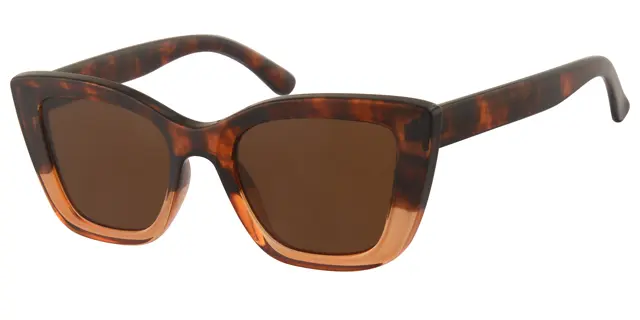 Solbrille leopard med brune glas