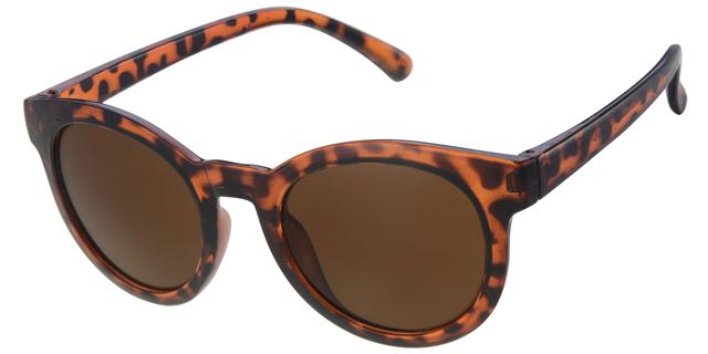 Børne Solbrille brun leopard med brune glas
