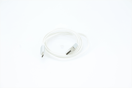 805632 Micro USB til USB A kabel 1.0 m flettet sølv