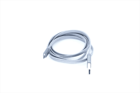 805633 Micro USB til USB A kabel 1.0 m flettet grå