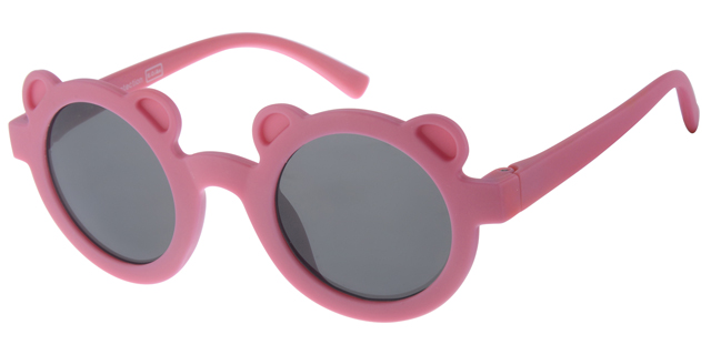 Børne Solbrille pink med Sorte glas