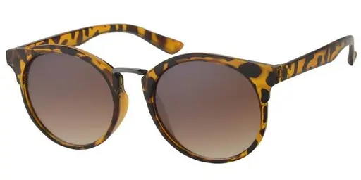 [404134-60767] [404134-60767] Dame solbrille leopard med brune glas