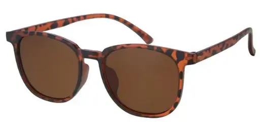 [404322-40434] [404322-40434] Mat brun leopard med brune glas