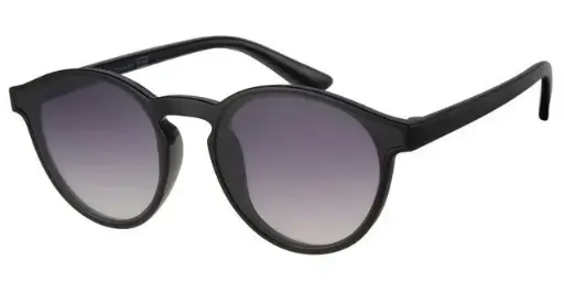 [404345-40432] [404345-40432] Solbrille sort med sorte graduerede glas