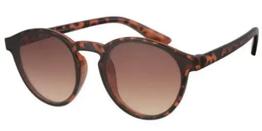 [404346-40432] [404346-40432] Solbrille brun leopard med graduerede brune glas