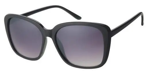 [404356-60769] [404356-60769] Solbrille sort med sorte graduerede glas