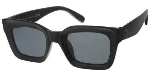 [404394-60837] [404394-60837] Solbrille Dame brille mat sort stel med sorte glas