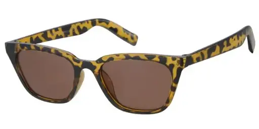 [404397-60803] [404397-60803] Solbrille Dame brille brun leopard stel med brune glas