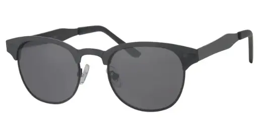 [404450-1364] Solbrille herre model mat sort med sorte glas