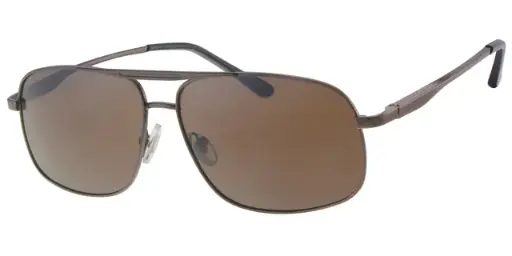 [404453-1371] [404453-1371] Solbrille herre model kaffe brun med brune glas