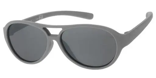 [505057-12006] Matt grey childrens eyewear with snoke lenses