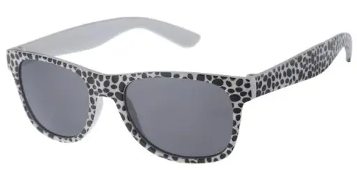 [505239-24033] [505239-24033] Børne Solbrille Sne Leopard print med Sorte glas