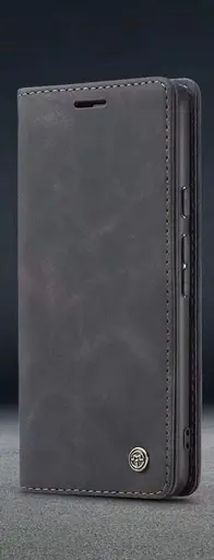 [812047] IPHONE SE- 7/8 MAT SORT VINTAGE LOOK FLIP COVER