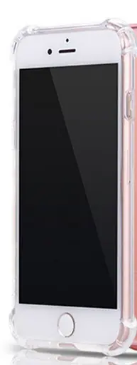 [813027] [813027] IPHONE 10 TRANSPERANT COVER MED FORSTÆRKEDE HJØRNER