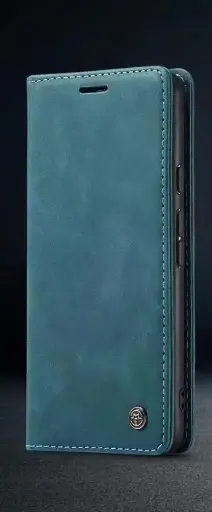 [817024] [817024] IPHONE 14 PRO MAX MAT GRØN VINTAGE LOOK FLIP COVER