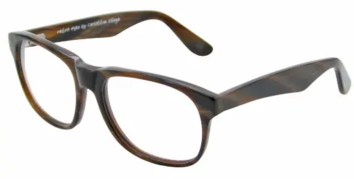 [CV0019_C8] Retro 52-18 Dark brown horn