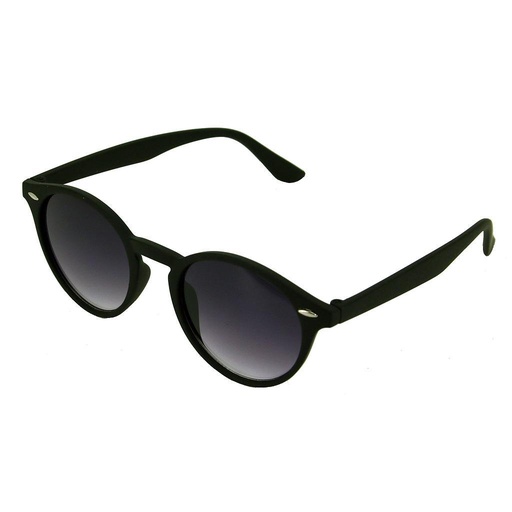 [404161-40409] Dame solbrille mat sort gummi med sorte glas