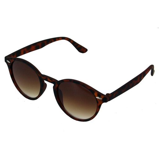 [404162-40409] Dame solbrille mat leopard med brune glas