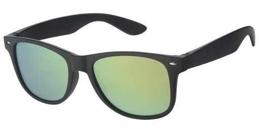 [404262-40403] Mat sort wayfarer med sølv revo spejl glas