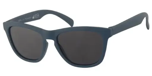 [505271-22016] Børne Solbrille mat blå med Sorte glas