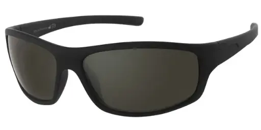 [404598-70182] Sports Solbrille sort gummi model med grønne glas