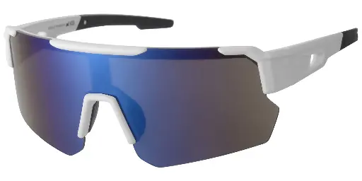 [404609-70193] Sports Solbrille hvid model med is blå coatede glas  (kopi)
