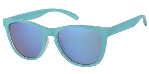 [505036-24012] Børne Solbrille Pastel Turquish stel med coatede blå revo glas