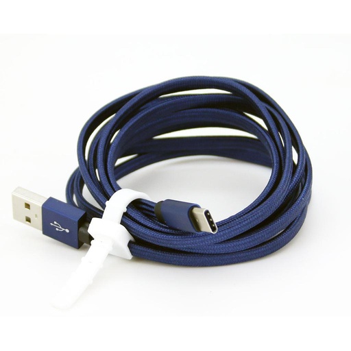 [805741] USB-C til USB A kabel 2.0 meter blå