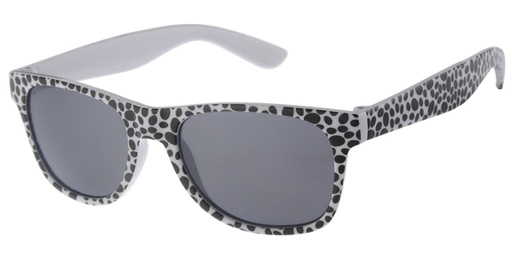 [505239-24033] Børne Solbrille Sne Leopard print med Sorte glas