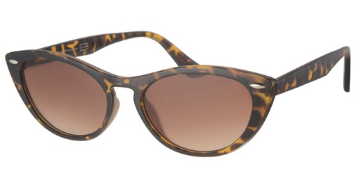 [404401-60791] Solbrille Dame brille brun leopard stel med brune glas