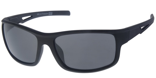 [404406-70171] Sportsbrille mat sort med med sorte glas