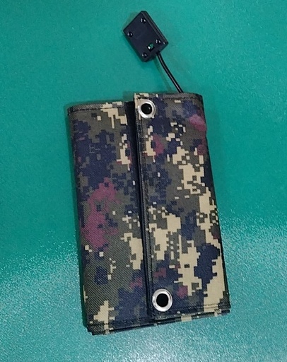 [9043] Foldbar Camouflage Solpanel rejse model
